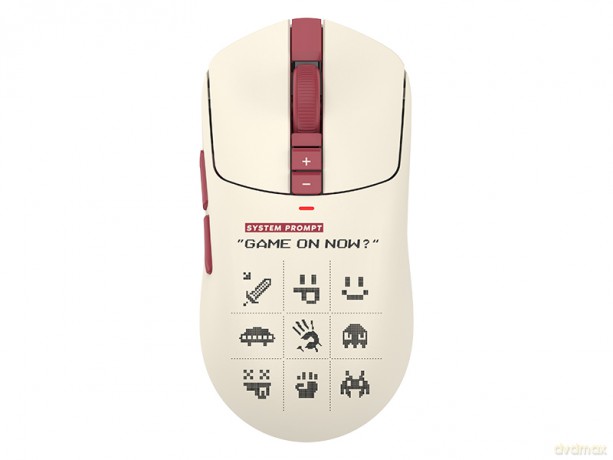 Mysz A4TECH BLOODY R72 ULTRA DUO WRLS 2,4G+USB Pixels Red