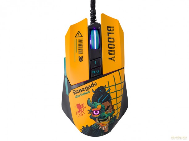 Mysz A4TECH BLOODY W63 Max RENEGADE Sunset USB Activated