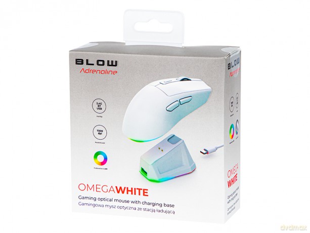Mysz optyczna blow adrenaline omega biała
