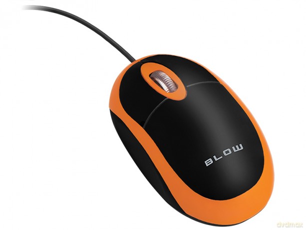 Mysz optyczna blow mp-20 usb pomarańczowa`