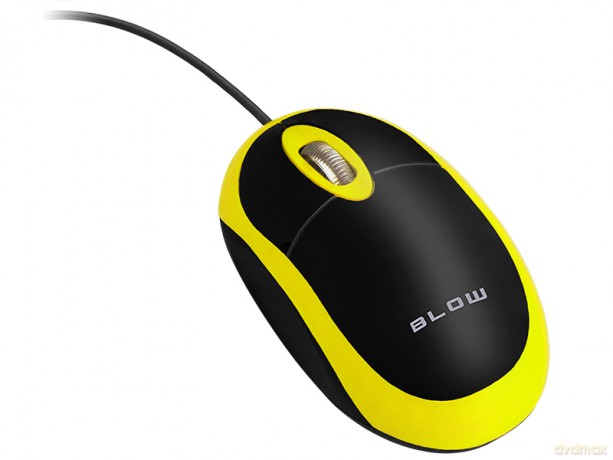 Mysz optyczna blow mp-20 usb żółta`