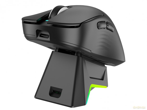 Mysz TRACER GAMEZONE NORD RGB (2.4GHz+BT) RF + Stacja Dokujaca