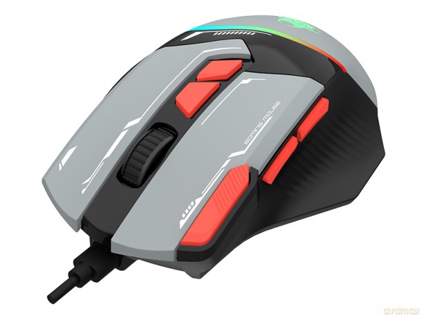 Mysz TRACER GAMEZONE SPECTRA GREY RGB USB