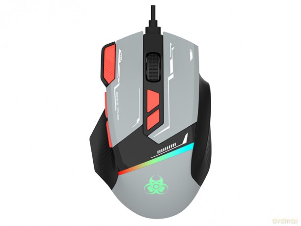 Mysz TRACER GAMEZONE SPECTRA GREY RGB USB