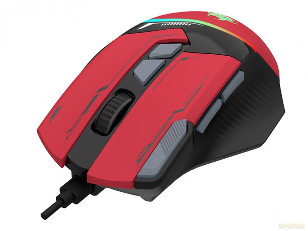 Mysz TRACER GAMEZONE SPECTRA RED RGB USB