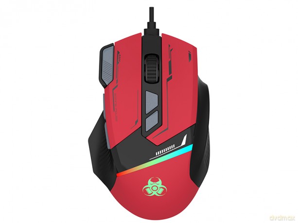 Mysz TRACER GAMEZONE SPECTRA RED RGB USB