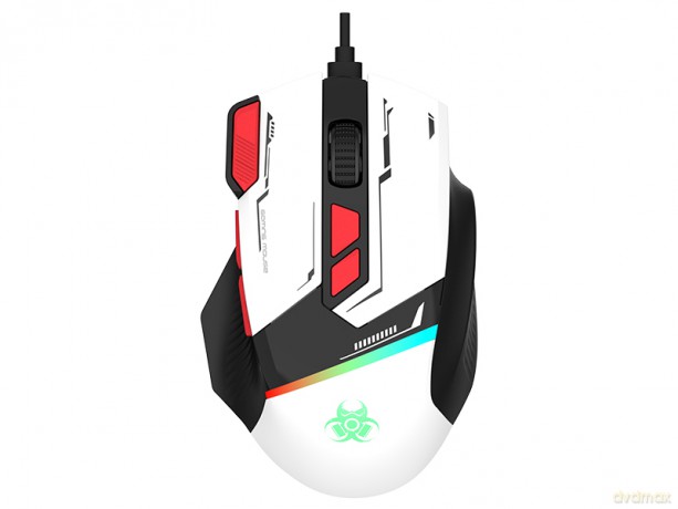Mysz TRACER GAMEZONE SPECTRA WHITE RGB USB