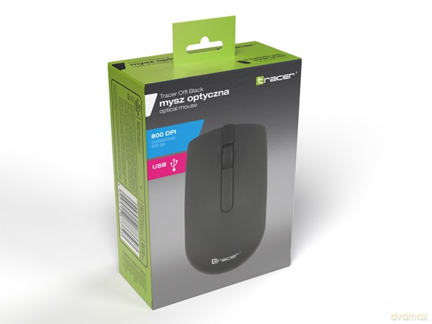 Mysz TRACER OFFI Black USB