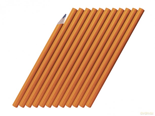 Ołówek budowlany 18cm 12szt`