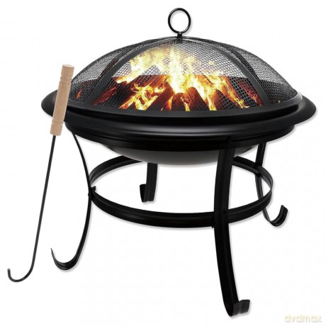 Palenisko ogrodowe, z pogrzebacz, grill, ognisko, 54,5cm, klausberg, kb-2030