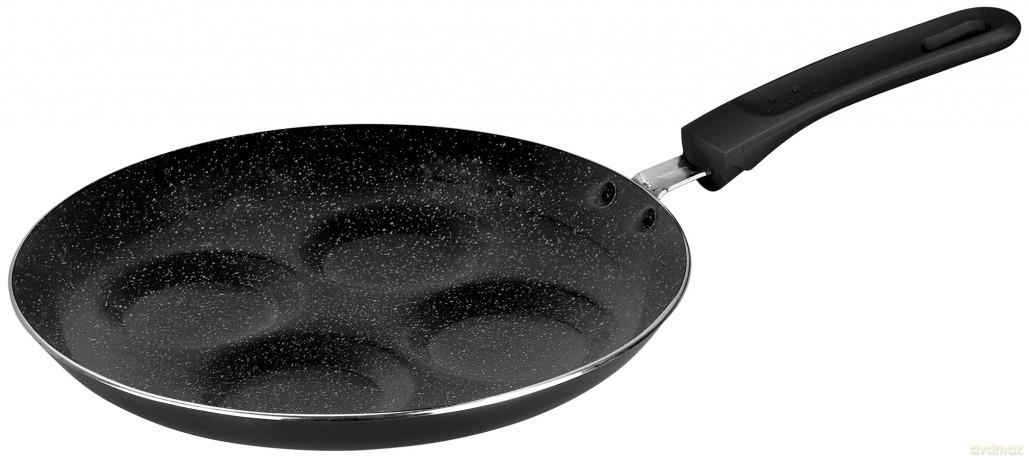 Patelnia do smażenia jajek, aluminium czarny marmurek śr.24cm kinghoff