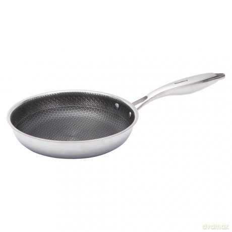 Patelnia powłoka non-stick honeycomb, 20 cm, 3-warstwy, stal 304, pfoa-free