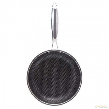 Patelnia powłoka non-stick honeycomb, 20 cm, 3-warstwy, stal 304, pfoa-free