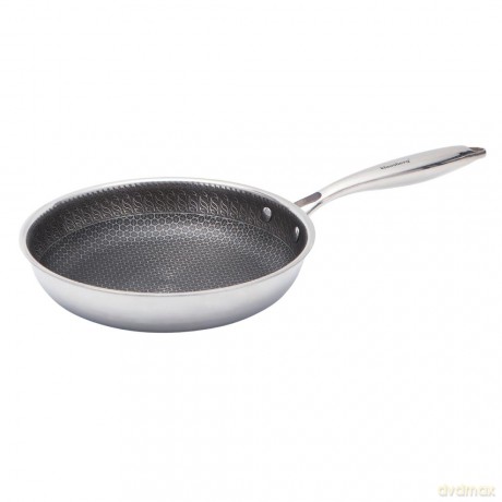 Patelnia powłoka non-stick honeycomb, 24 cm, 3-warstwy, stal 304, pfoa-free