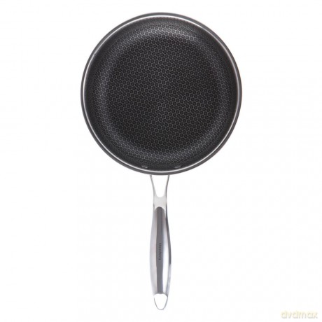 Patelnia powłoka non-stick honeycomb, 24 cm, 3-warstwy, stal 304, pfoa-free