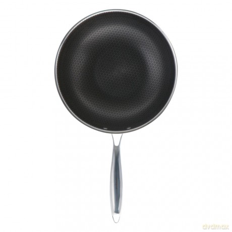 Patelnia powłoka non-stick honeycomb, 28 cm, 3-warstwy, stal 304, pfoa-free