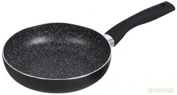 Patelnia śr.22cm aluminium, czarny marmurek kinghoff