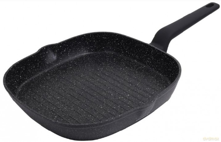 Patelnia, kolor czarny-marmurek, śr.28cm klausberg