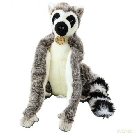 Pluszowa Maskotka Przytulanka Lemur z Długimi Łapkami Na Rzepy 27cm