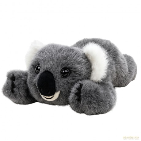 Pluszowa Maskotka Przytulanka Leżący Miś Koala Szary 30cm