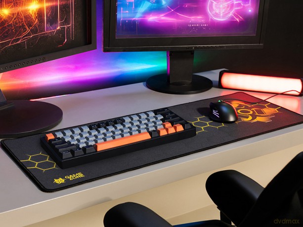Podkładka pod klawiaturę i mysz TRACER GAMEZONE Hexy2 (80/30/0,4)