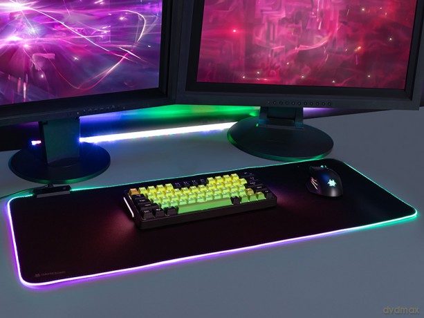 Podkładka pod klawiaturę i mysz TRACER GAMEZONE Maxi RGB (80/30/0,4)