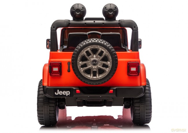 Pojazd Na Akumulator Jeep Rubicon 4x4 DK-JWR556 4x200W 24V Pomarańczowy