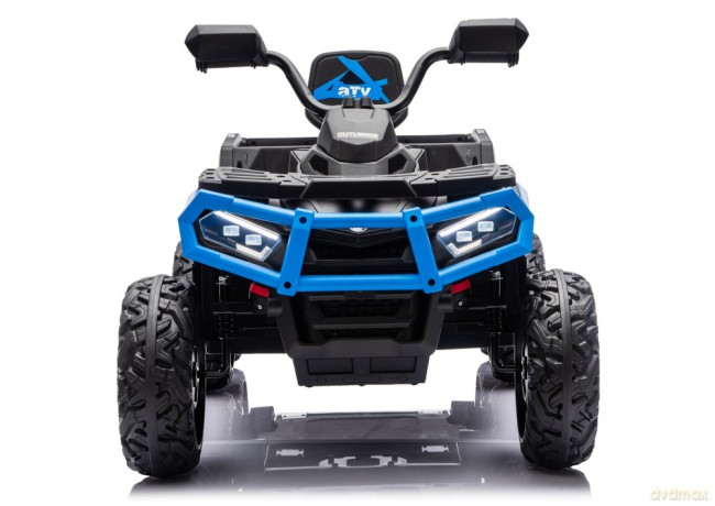 Quad Na Akumulator ATV 6 Kół z Przyczepką JC606 24V 4x4 Niebieski