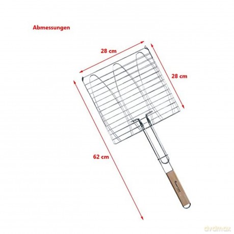 Ruszt do pieczenia ryb potrójny Master Grill MG282