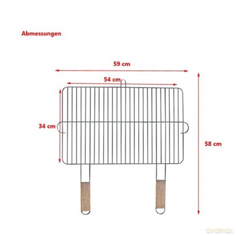 Ruszt grillowy 54x34cm Master Grill MG255
