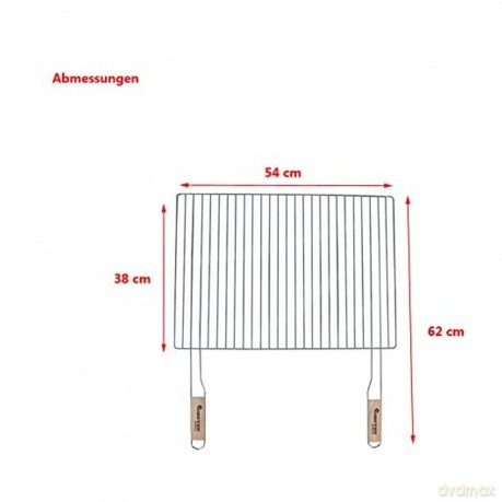Ruszt grillowy 54x38cm Master Grill MG252