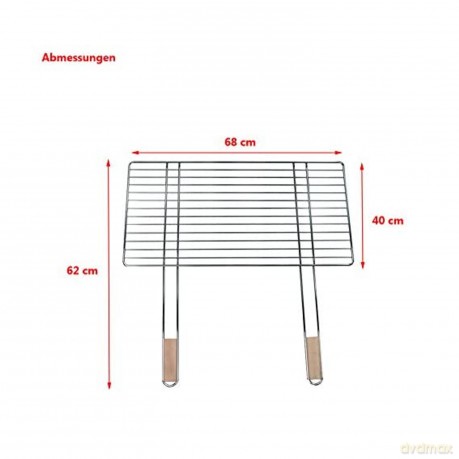 Ruszt grillowy 68x40cm Master Grill MG254