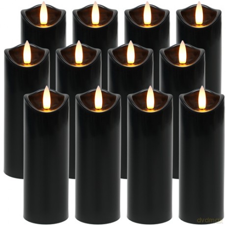 Świece LED 12 sztuk 15cm Ruhhy 26382