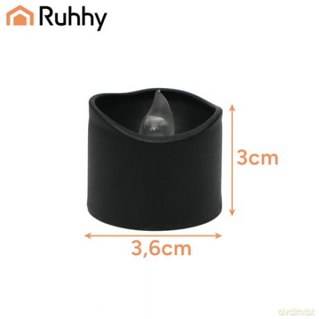 Świece LED 12 sztuk 3,6cm Ruhhy 26128