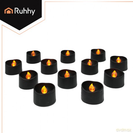 Świece LED 12 sztuk 3,6cm Ruhhy 26128