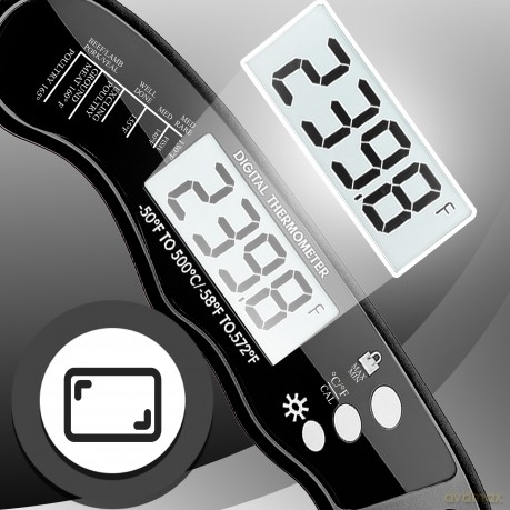 Termometr kuchenny cyfrowy do mięsa żywności na grill szpilkowy lcd -50°c +300°c - or1029