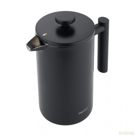 Zaparzacz, french press, 1l, podwójne ścianki, drewniany uchwyt