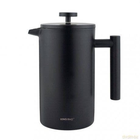 Zaparzacz, french press, 1l, podwójne ścianki, drewniany uchwyt