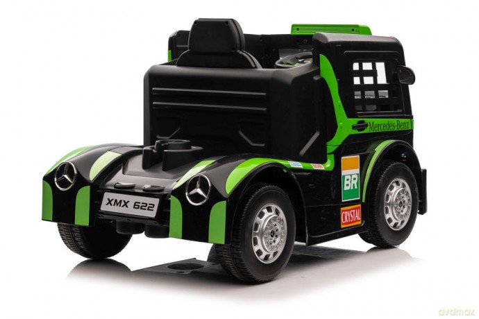 Auto Na Akumulator Ciężarówka Mercedes XMX622 Światła LED Pilot Zielony