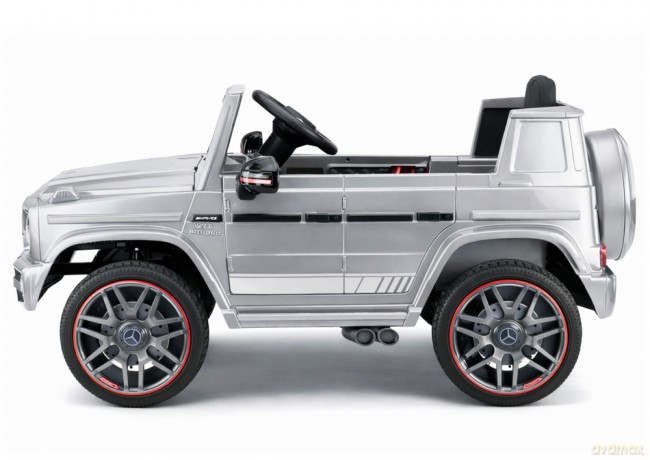 Auto Na Akumulator Mercedes AMG G 63 Srebrny Lakierowany