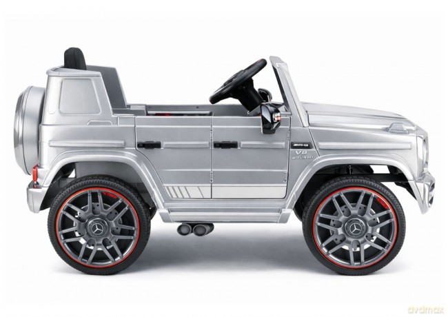 Auto Na Akumulator Mercedes AMG G 63 Srebrny Lakierowany