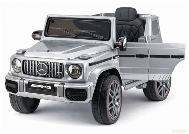 Auto Na Akumulator Mercedes AMG G 63 Srebrny Lakierowany