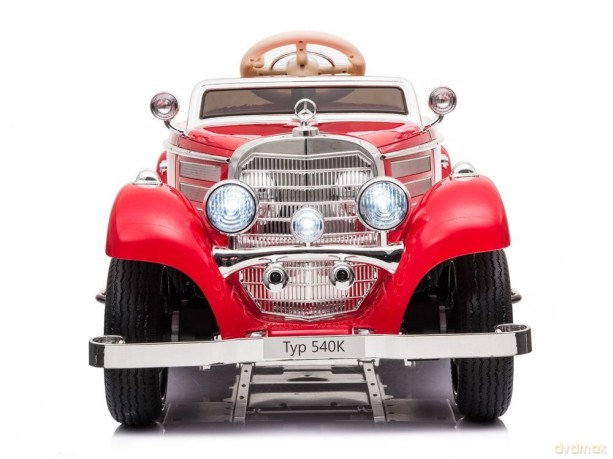 Auto Na Akumulator Mercedes Benz 540K Klasyk Premium LED MP3 Czerwony