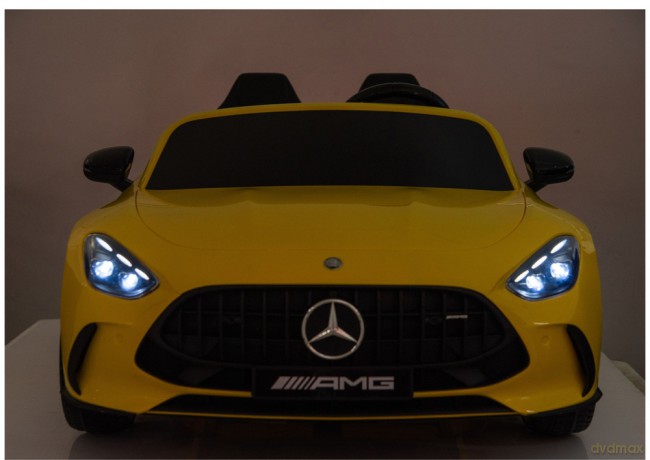 Auto Na Akumulator Mercedes GT63 AMG DK-GT63 24V LCD Żółty