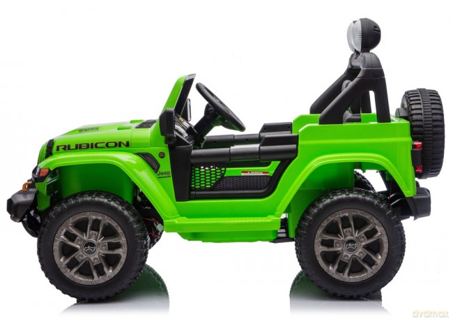 Pojazd Na Akumulator Jeep Rubicon 4x4 DK-JWR556 4x200W 24V Zielony
