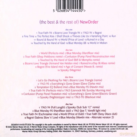 New Order: The Best Of And The Rest Of [4CD]