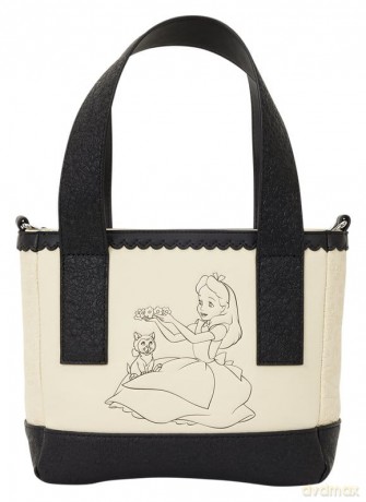 Alice in Wonderland Mini Tote Crossbody Bag