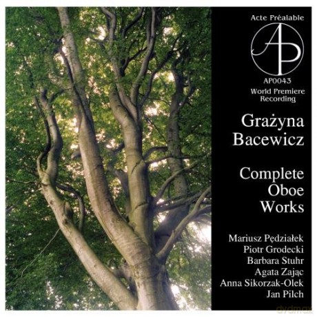 Grażyna Bacewicz: Bacewicz: Complete Oboe Works [CD]