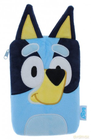 Bluey Plush Pencil Case Blue