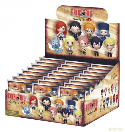 Fairy Tail 3D Foam Bag Clips Serie 1